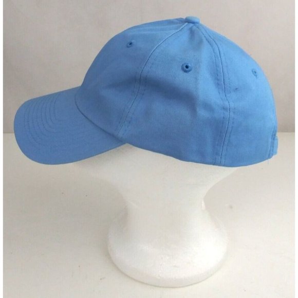 Solid Light Blue Unisex Adjustable Baseball Cap - Picture 3 of 5